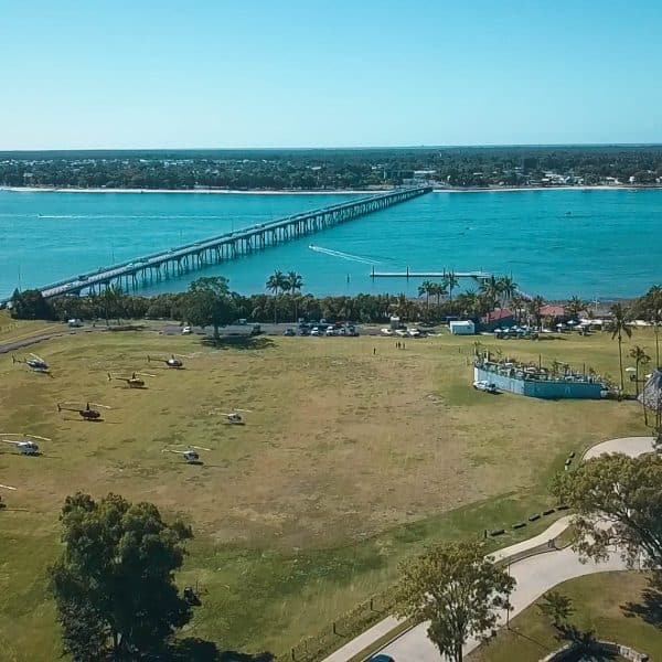 Sandstone Point Hotel Helicopter Return