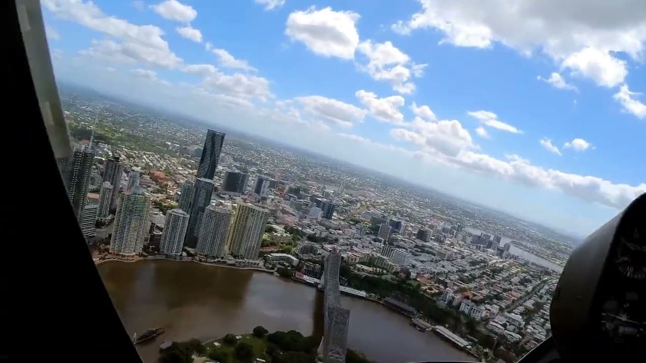 scenic helicopter flight in bris